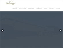 Tablet Screenshot of calvarycommunity.us